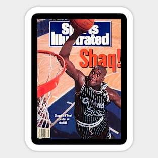 Shaquille O'Neal Orlando Sports Illustrated Sticker